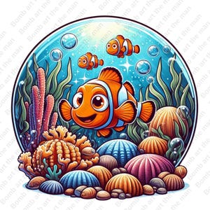 finding nemo png, finding nemo clipart, cute nemo design, instant download