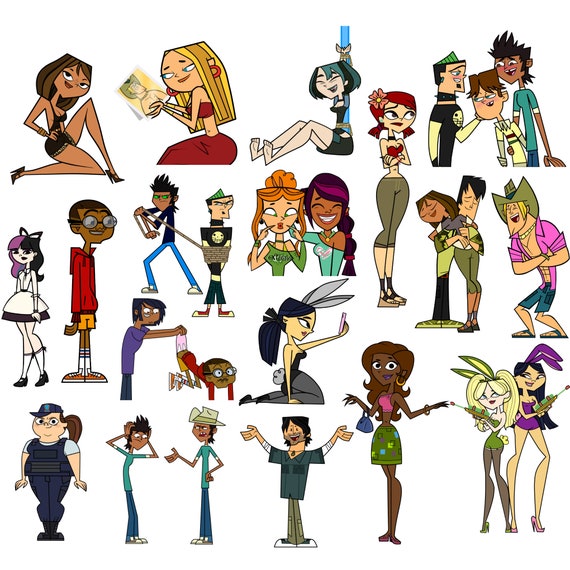 Total Drama Characters pack Pin by BiBubble