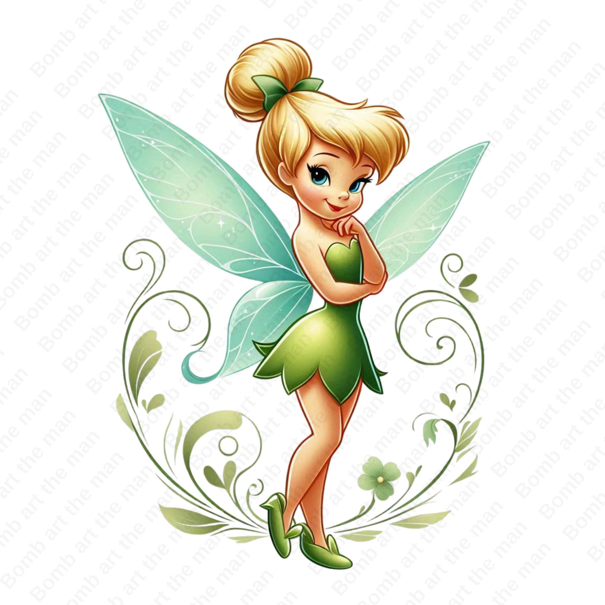 Tinkerbell Clipart, Tinkerbell Png, Fairy Clipart, Transparent