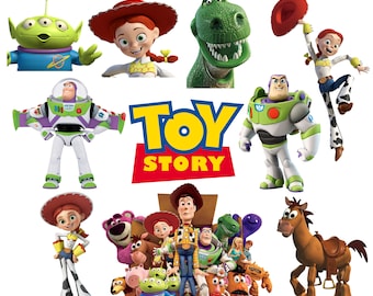 Toy story png bundle, toy story clipart set, woody clipart, buzz lightyear png, transparent, instant download