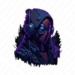 spiderman png, dark spiderman clipart, imagem transparente, download instantâneo
