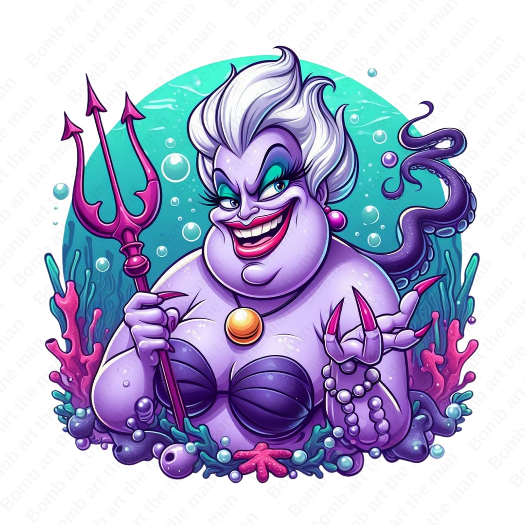 Ursula おまとめページ Villain Ursula Clipart, Sea Witch Png, Princess Ariel Png, the