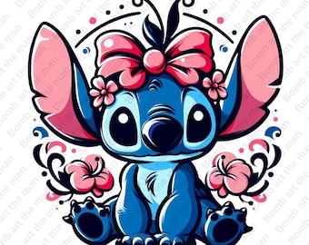 忍者スティッチのクリップアート、スティッチのpng、かわいい漫画