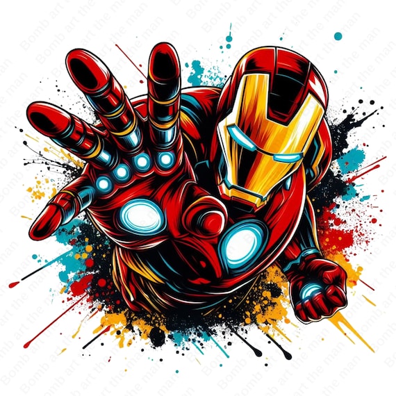 İron man clipart, İron man png, super hero clipart, super hero png, instant download
