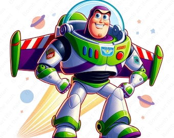 Buzz Lightjahre png, Buzz Lightjahre Space Clipart, Spielzeug Story Charaktere, sofortiger Download