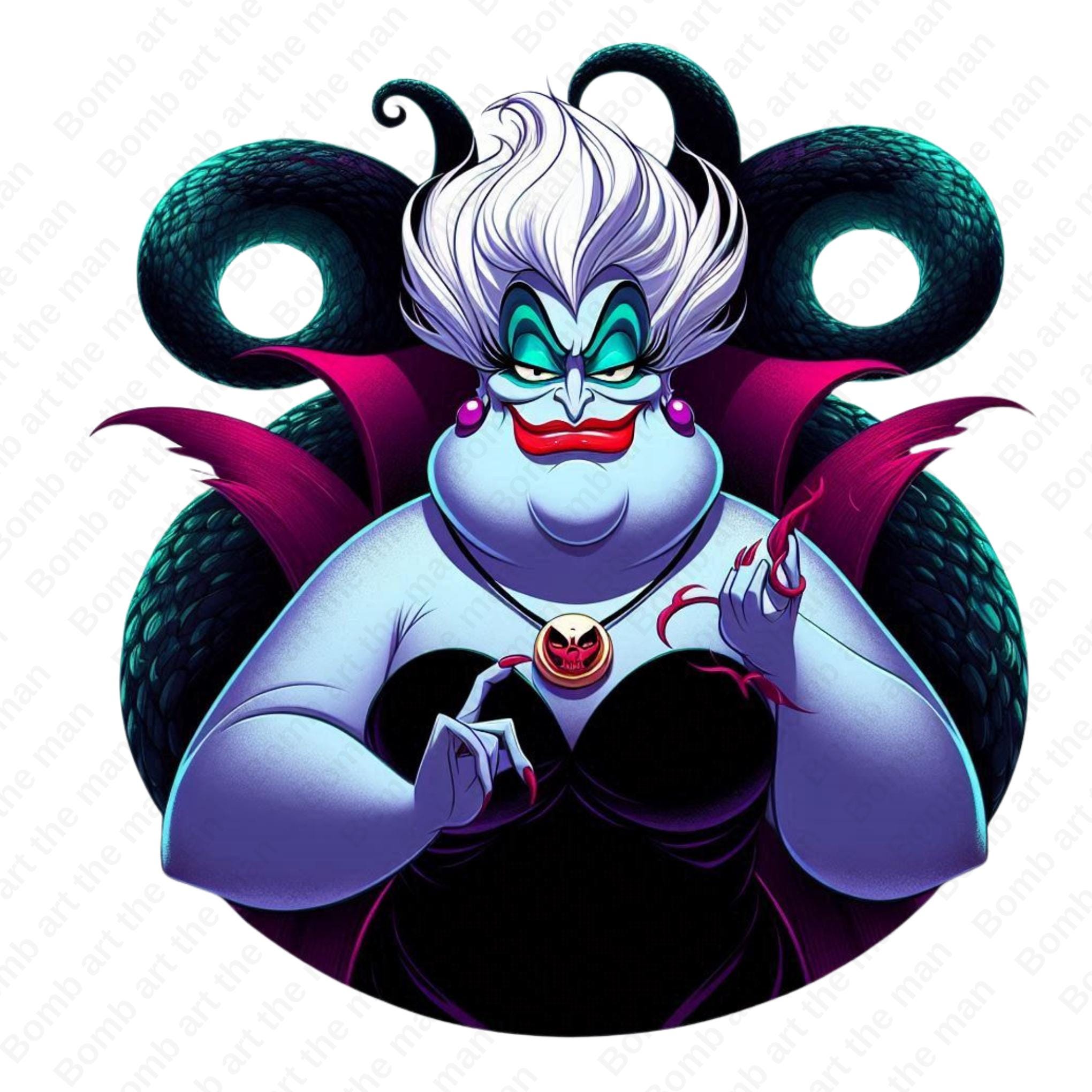 Ursula おまとめページ Villain Ursula Clipart, Sea Witch Png, Princess Ariel Png, the