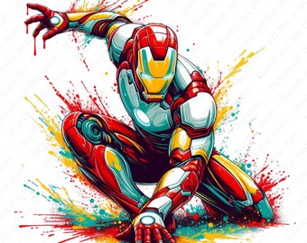 İron man clipart, İron man png, super hero clipart, super hero png, instant download