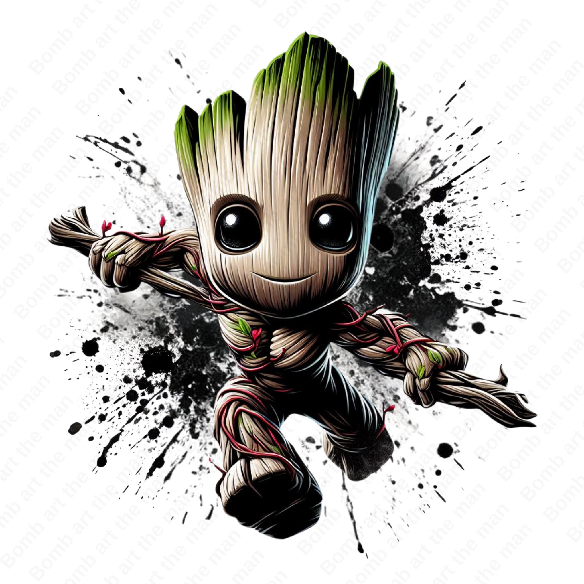 👶 Llavero Baby Groot Marvel・Archivo 3D Gratis para ・Cults, image size:2040x2040