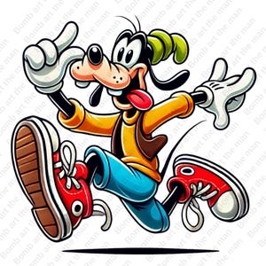 goofy schattige clipart, goofy png, schattige stripfiguren, transparant ontwerp