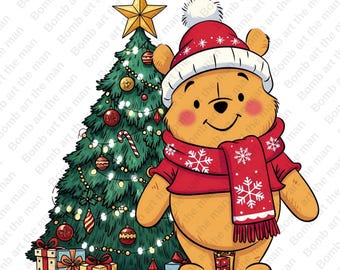 くまのプーさんのクリスマス クリップアート、くまのプーさんの png