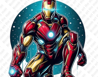 İron man clipart, İron man png, super hero clipart, super hero png, transparent design, instant download