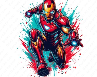 İron man clipart, İron man png, super hero clipart, super hero png, instant download