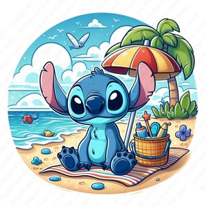 stitch and angel clipart, stitch and angel png, transparent design, instant download