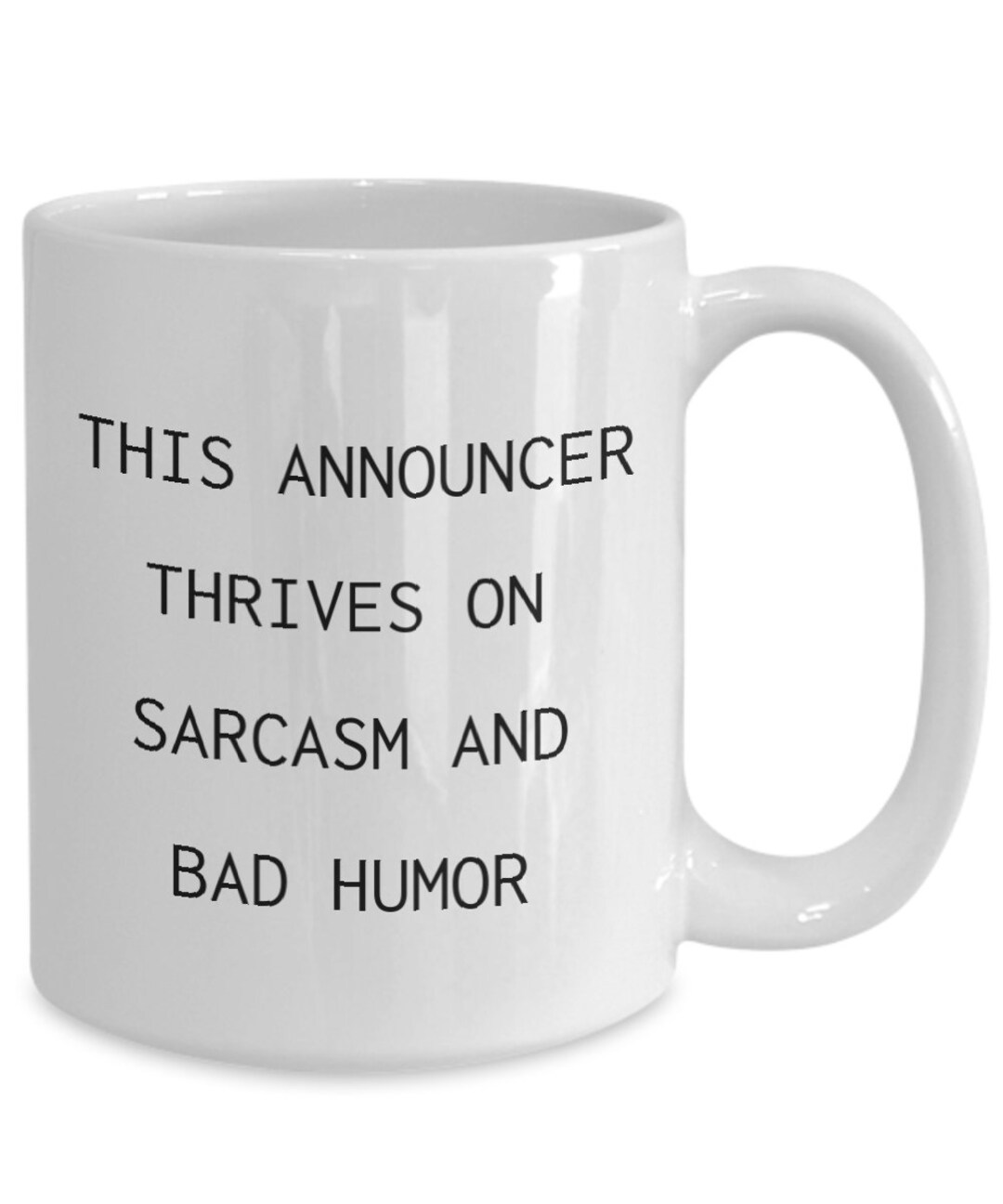 Announcer Coffee Mug Funny Dj Gift Gift for Him Gift for Etsy