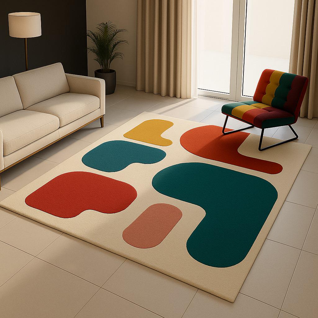 Teal coral rug - Etsy Österreich, image size:1024x1024