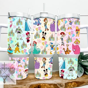 Cartoon Characters 40oz Tumbler (Multiple Styles)