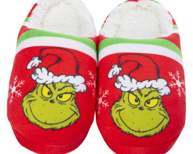 Grinch Slippers Etsy