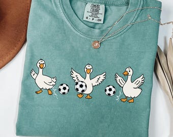 Silly Goose Soccer Shirt, Funny Soccer Mom Shirt, Soccer Player Gift, Soccer Lover Tshirt, Comfort Colors Soccer Mama Tee