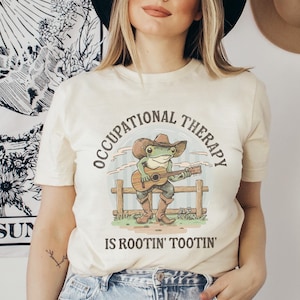 Occupational Therapy Shirt, Occupational Therapist T Shirt, OT Gifts, Gift for Future OT Therapist, OTA Grad, Funny Ot Tshirt, Western Frog