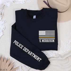 Custom Dispatcher Sweatshirt, Police Department Name Dispatch Crewneck, Unisex 911 Operator Sweatshirt, Christmas Gift for Dispatcher, EMD