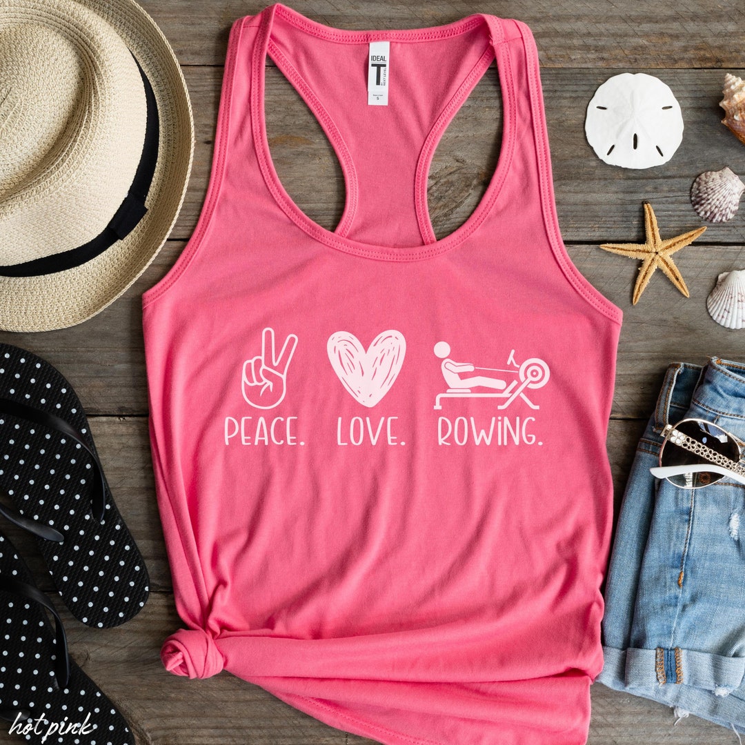 Row Like A Pro Tank Top - Rudern Motiv Shirt Für Fitness