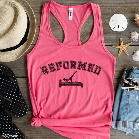 Reformer Pilates Tank Top, Pilates Studio Tank, Pilates Gift, Gift for Pilates Lover, Pilates Instructor Shirt, Workout Tanktop Motivation