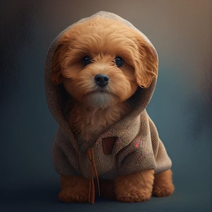 Leuk Caniche-portret