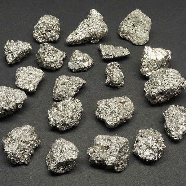 Iron Pyrite 1/4 LB Lots Natural Small Chispa Crystals Fools Gold