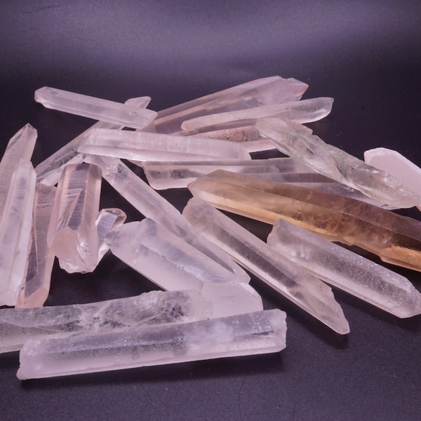Singing Quartz Crystals 1/4 Lb B Grade Natural Crystals Mineral Specimens