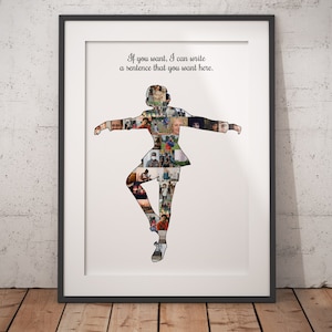 Custom Dancer Photo Collage: Unique Music Gift (JPG)