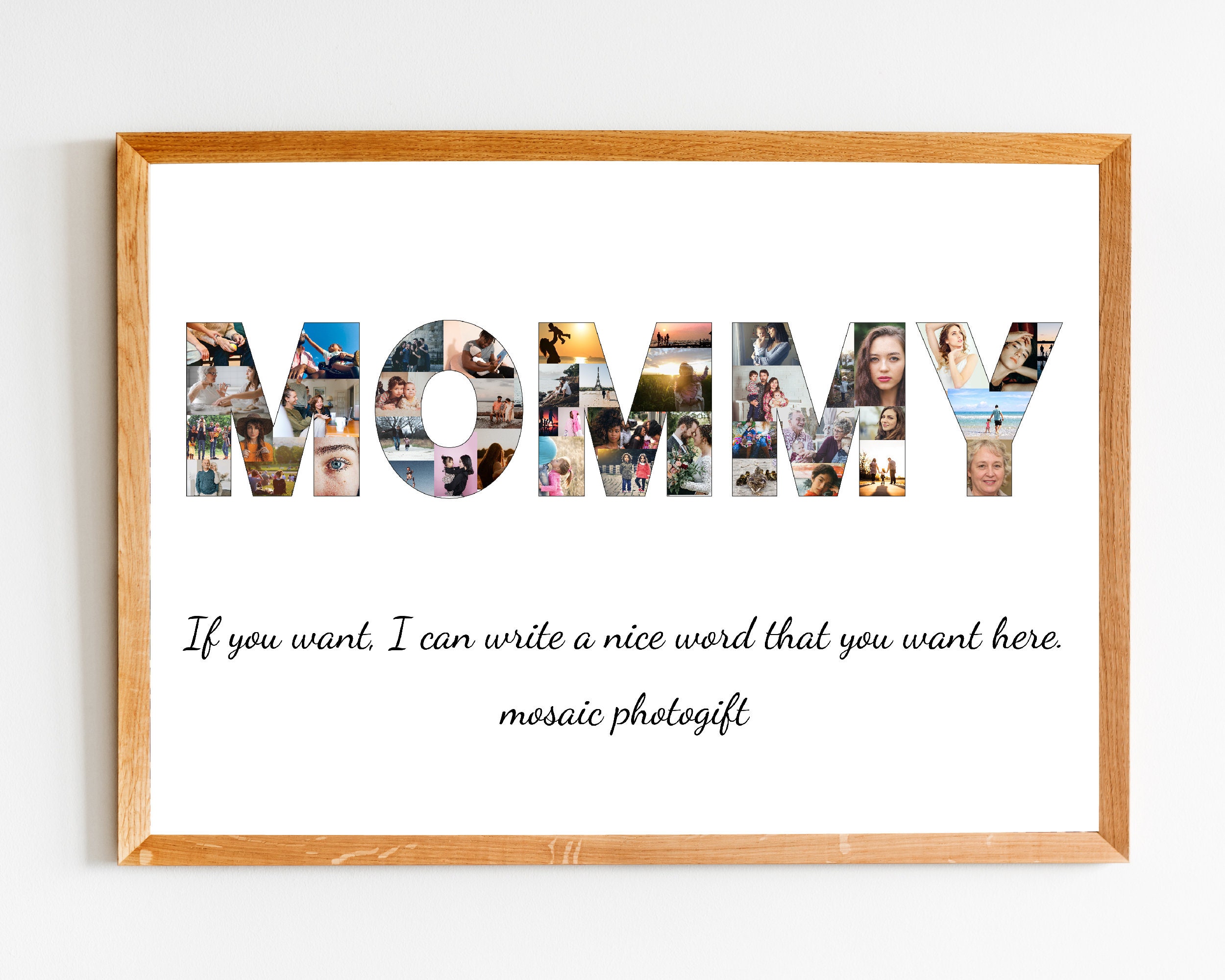 Create Your Own Mom’s AOP High Top Shoes – Photo Collage & Custom Text