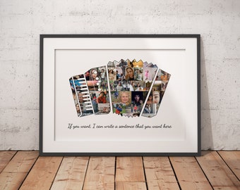 Custom Accordion Collage, Accordionist Birthday Presents, Unique Gift for Music Lovers, Gifts to Musicians, Accordion Photograph Collage