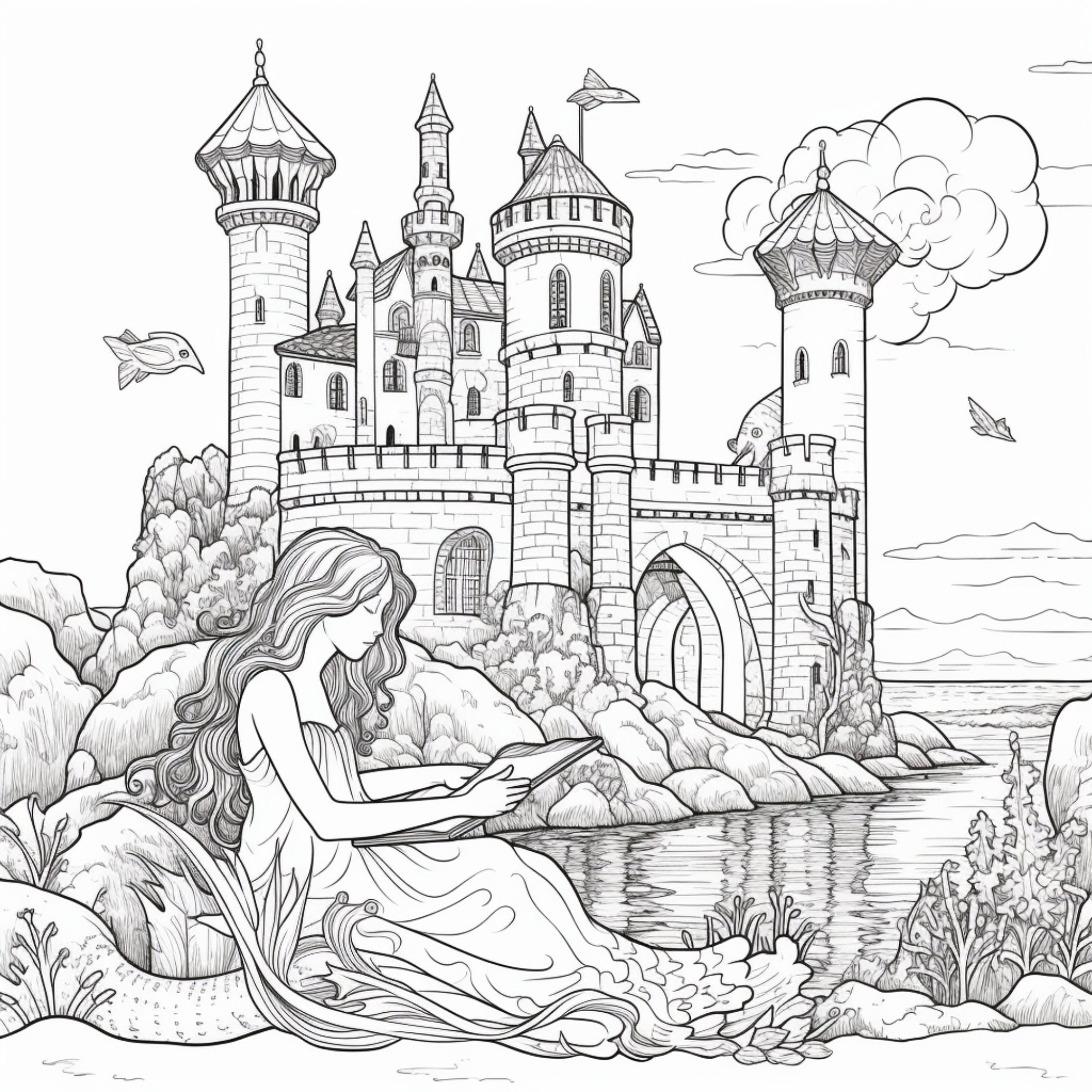 Midjourney Prompt for Kdp Coloring Pages, Midjourney Prompt Guide