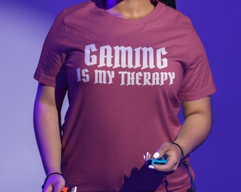 Gaming T-shirt cadeau voor gamer Shirt Gaming cadeau-idee Gaming is therapeutisch T-shirt Gaming is mijn therapie cadeau Videogameliefhebber Gamer-levensstijl