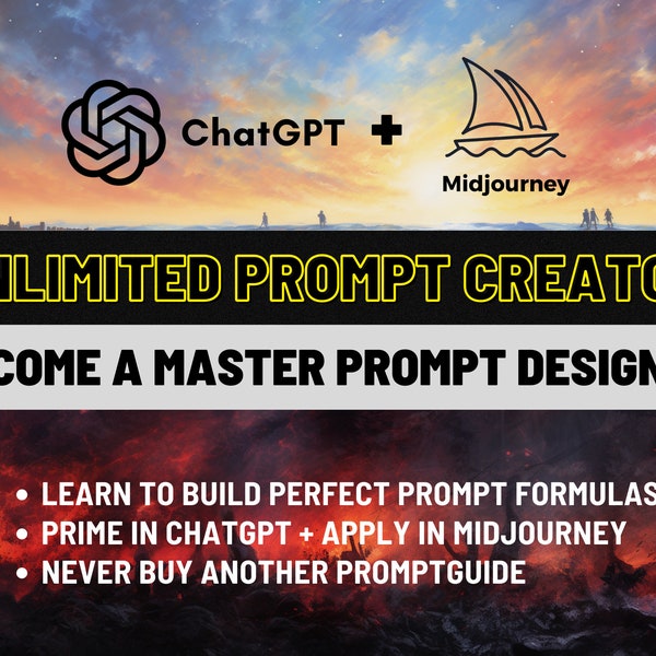 Unlimited Midjourney Prompts Creation Guide. Endless AI prompt generator tutorial. Learn how to use ChatGPT & Midjourney.