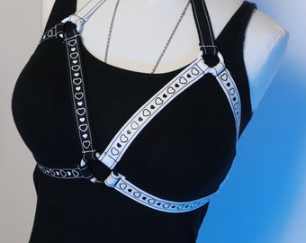 Imbracatura a cuore / Imbracatura su misura, moda alternativa / moda Kawaii / Harajuku