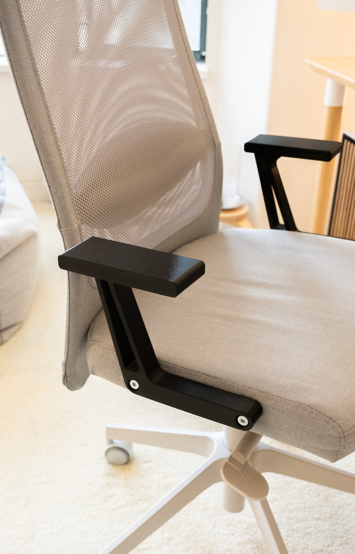 IKEA MARKUS Armrest Replacement BLACK Etsy