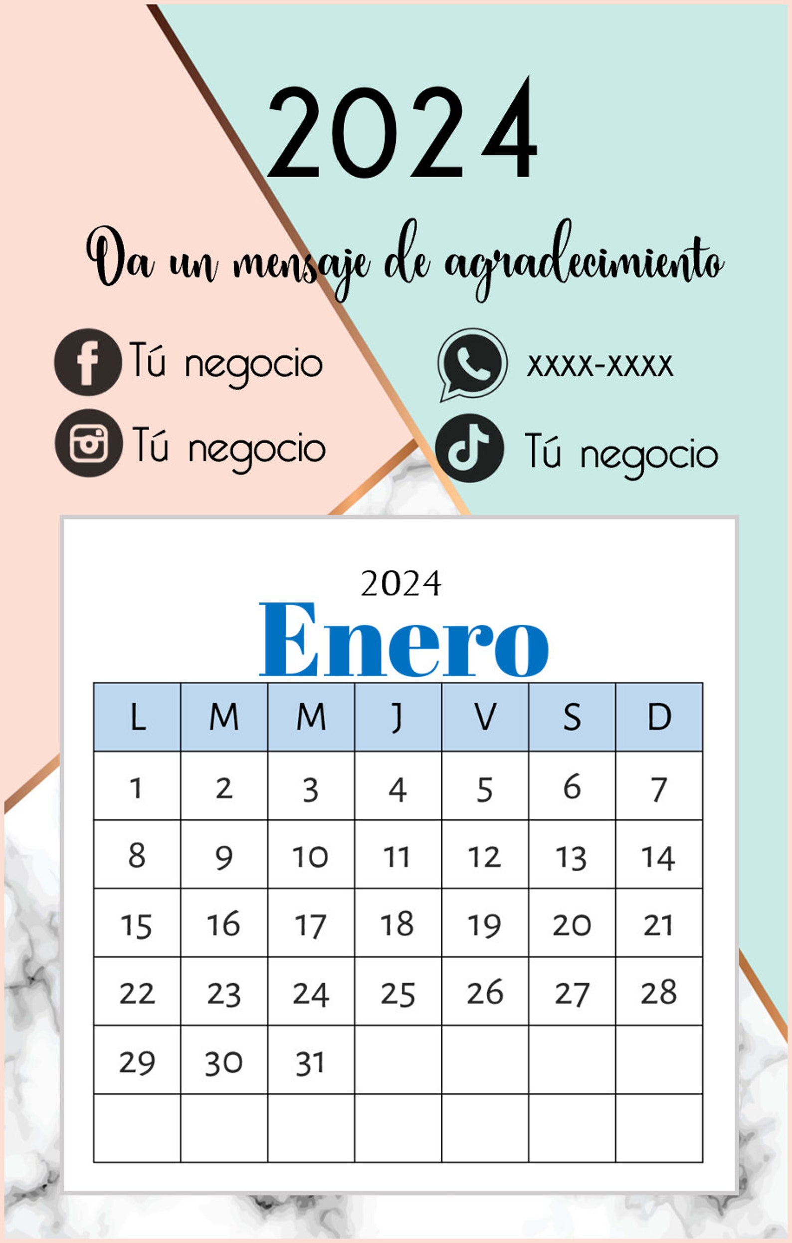 Mini Buildable Calendar 2025, 4 11x7 Calendar Bases, 6x6 Calendar