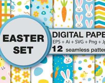 Easter digital paper