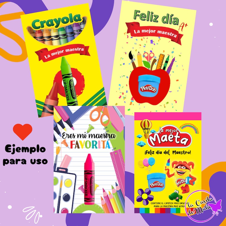 Tarjetas para Balsamos dia del Maestro zdjęcie 2