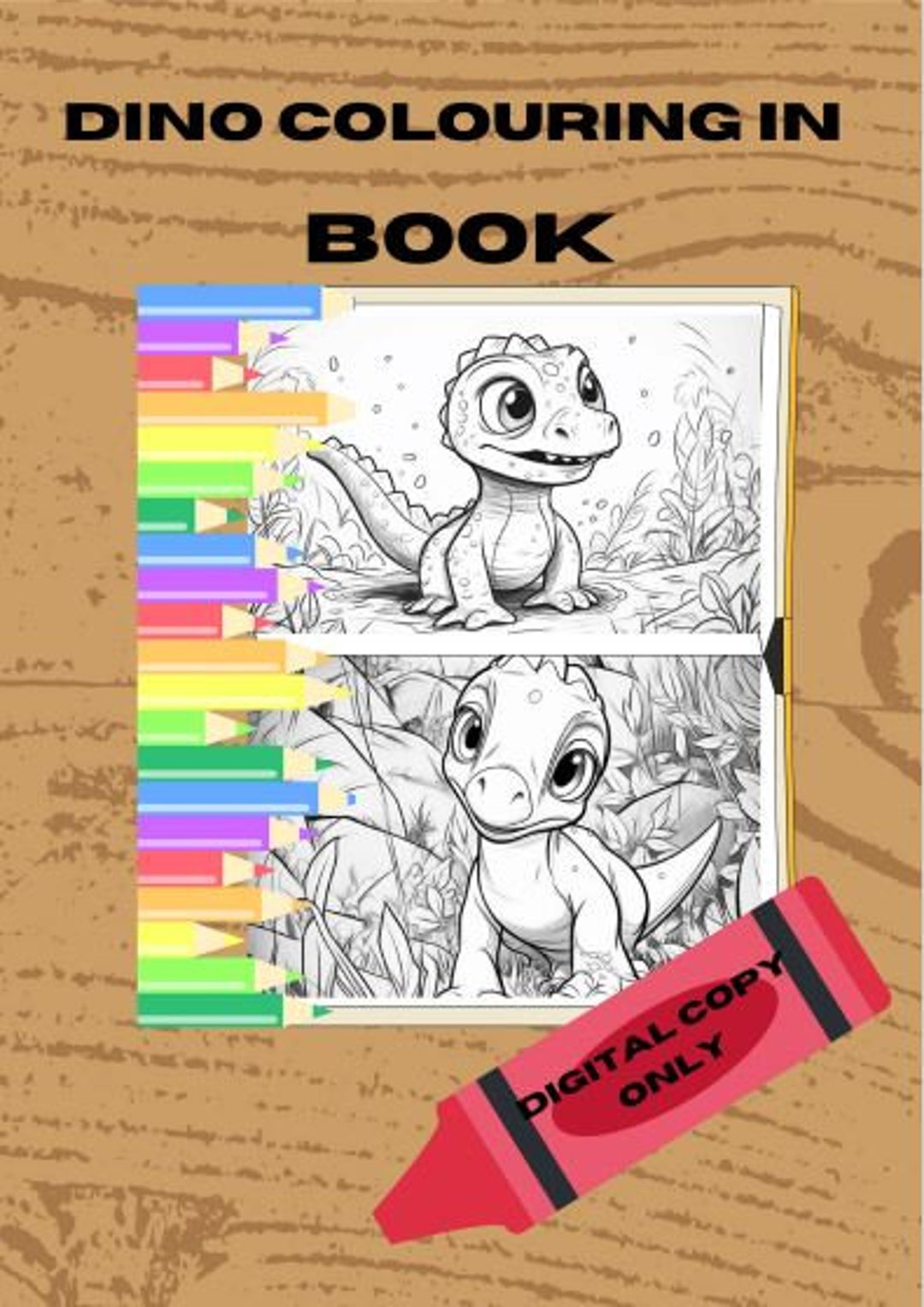 Prehistoric Playtime: 10 Coloring Pages for Budding Paleontologists - Etsy