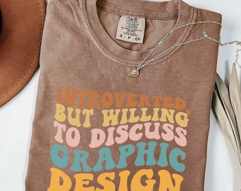 Comfort Colors Cute Graphic Designer Shirt, Graphic Designer Gift, Retro Graphic Designer t-Shirt, Graphic Designer Appreciation tee.