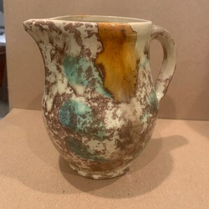 Vintage Morton Sponge ware/ splatterware Pitcher