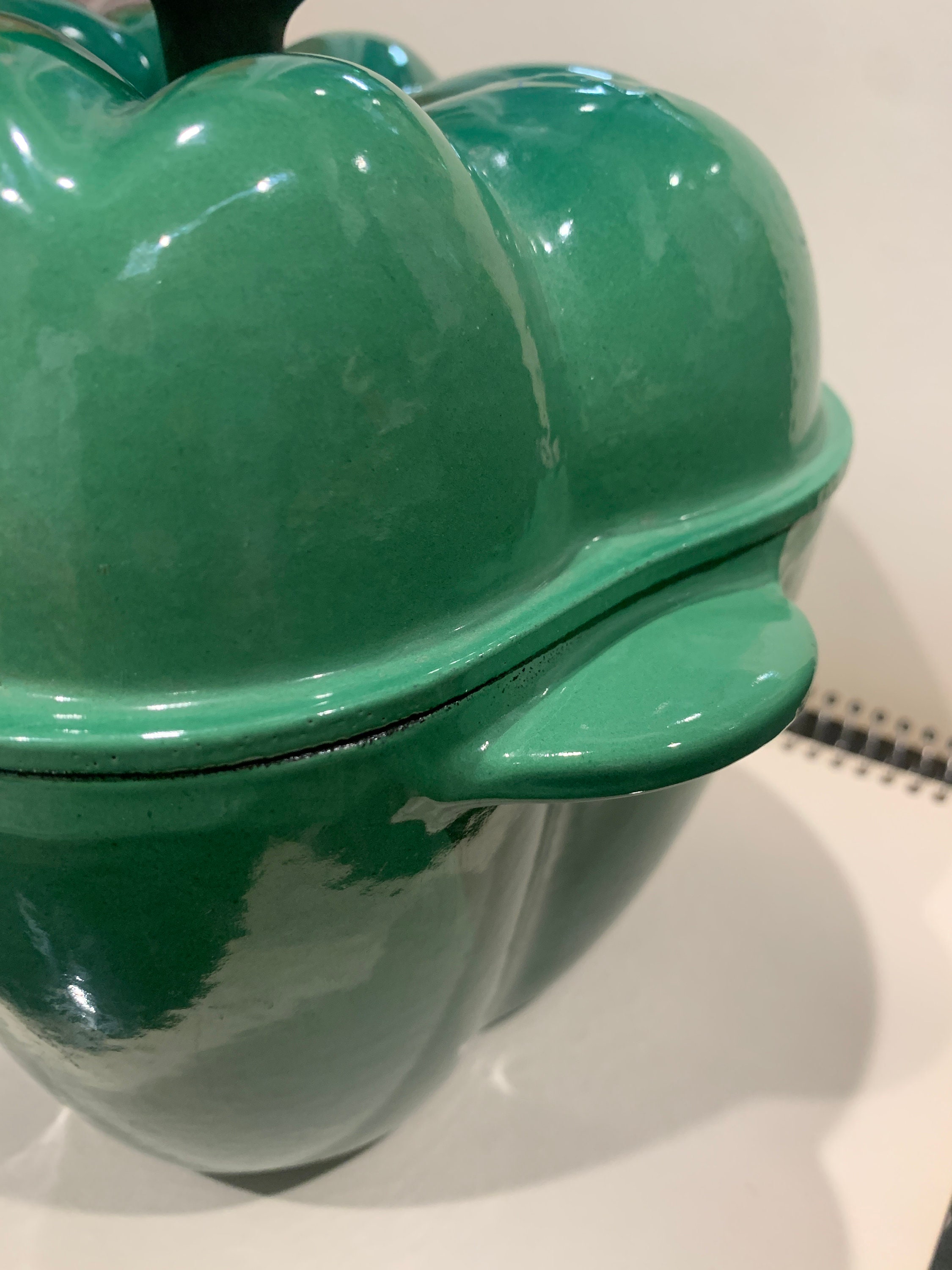 Rare Retired Lecreuset Green Pepper Cover Dutch Pot 2.25 Qt - Etsy