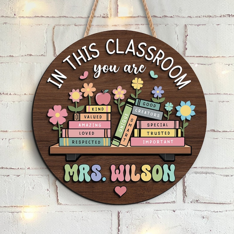 Cute Classroom Wall Etsy