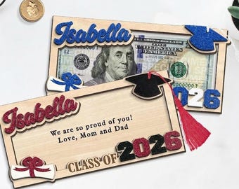 Personalized Graduation Money Holder: Class of 2026 Gift