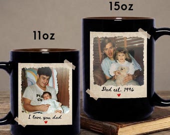 Custom Photo Dad Mug, Fathers Day Mug For Dad, Fathers Day Gift For Grandpa. Funny Dad Gifts, Personalized Gifts for Dad, Gift For Husband