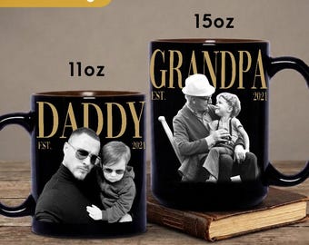 Fathers Day Mug For Dad, Custom Photo Dad Mug, Fathers Day Gift For Grandpa. Funny Dad Gifts, Personalized Gifts for Dad, Gift For Husband