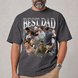 Custom Best Dad Bootleg Shirt, Photo Daddy Shirt, Custom Father's Day Shirt, Fathers Day 2026 Shirt, Dad And Kids Shirt, Custom Dad Shirt image 6