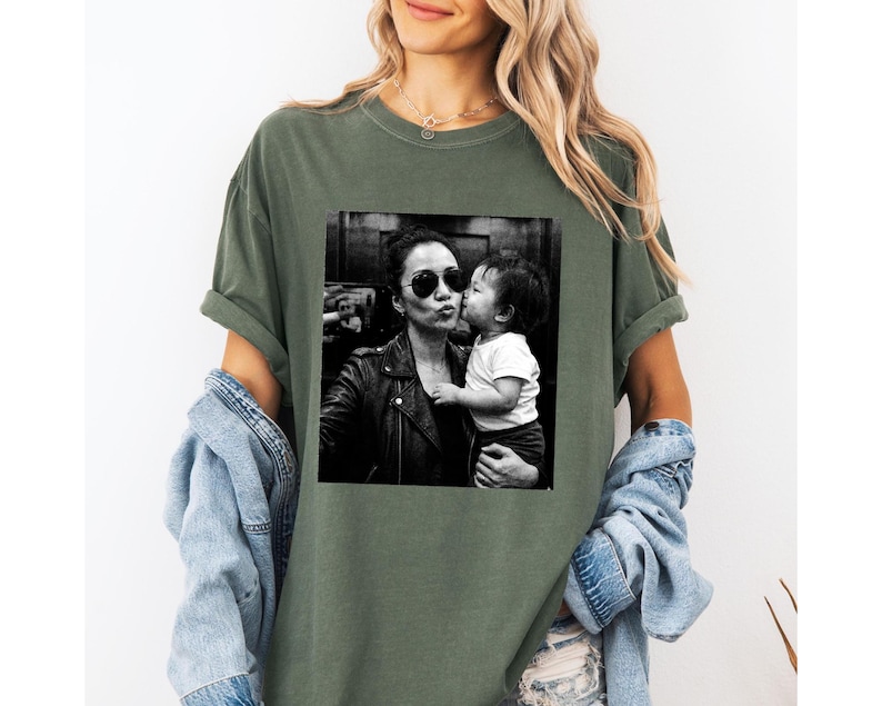 Custom Photo Shirt, Comfort Colors Mama Tee, Personalized Mother's Day Gift image 11